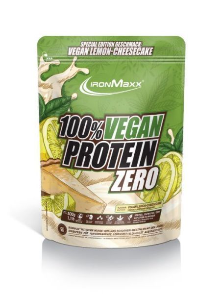 Ironmaxx 100% Vegan Protein Zero (Lemon Cheesecake)