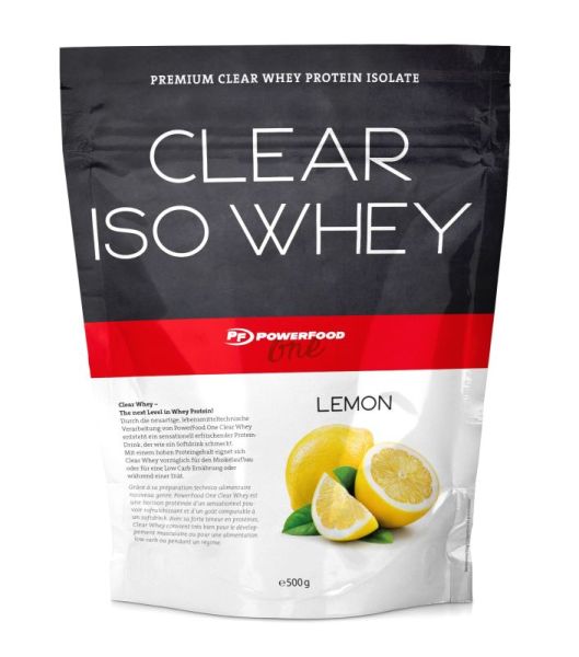 Powerfood One Clear Iso Whey (Lemon) - 500g Beutel