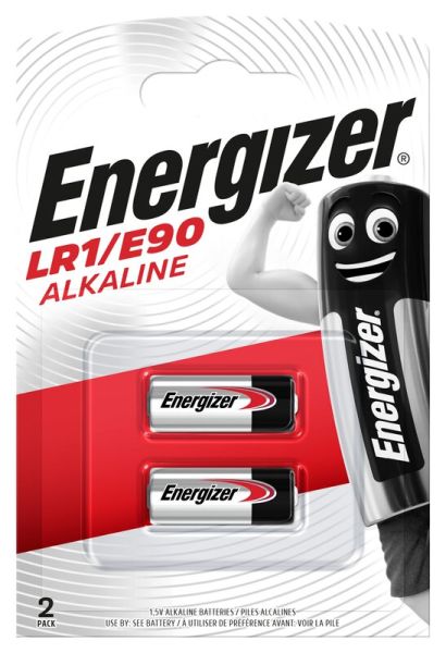 Energizer LR1/E90 - 2 Batterien (Alkaline 1,5 Volt)