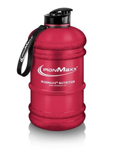 Ironmaxx Water Gallon 2200ml (Mattrot) - Trinkflasche