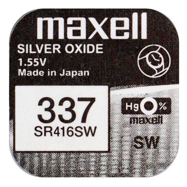 Maxell 337 / SR416SW - Knopfzelle