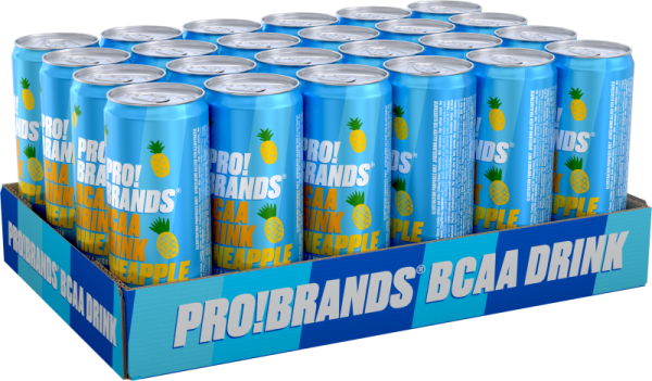 ProBrands BCAA 24x330ml (Pineapple)