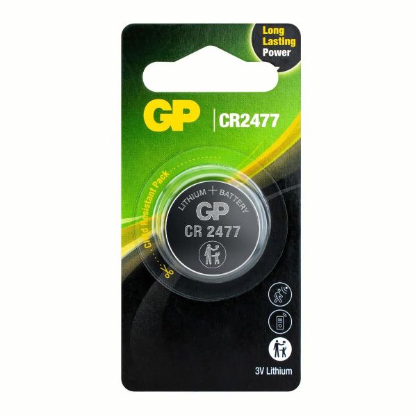 GP CR2477 (DL2477) Lithium - Knopfzelle 3V