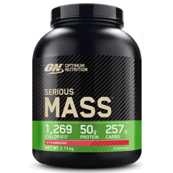 Optimum Nutrition Serious Mass (Delicious Strawberry) - 2.73 Kilogramm
