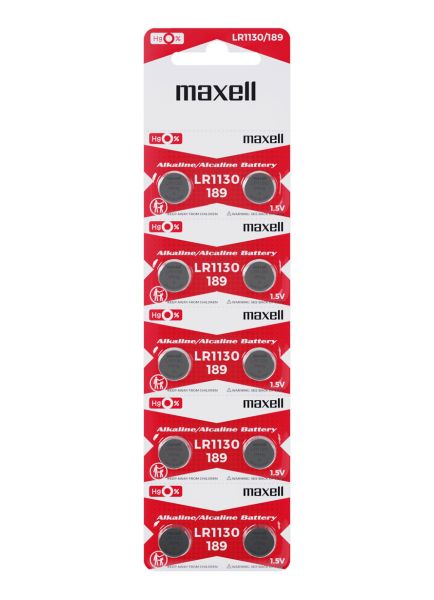 Maxell LR1130 (189) - 10 Knopfzellen