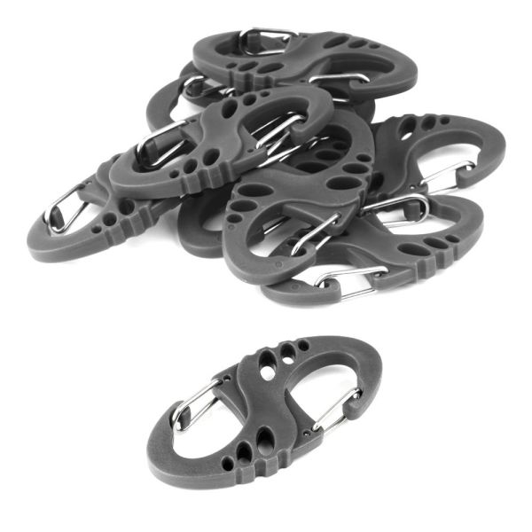 Mil-Tec S-Hook (Schwarz) - Tactical Karabiner