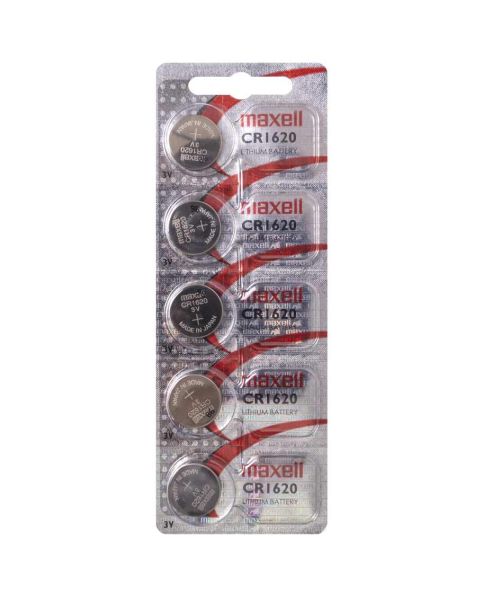 Maxell CR1620 - 5 Knopfzellen