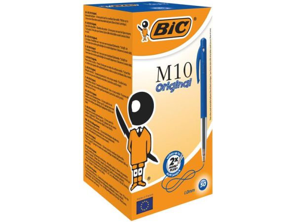 Bic M10, Blau - 50 Kugelschreiber
