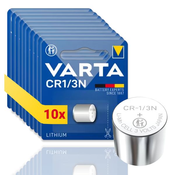 Varta CR1/3N Lithium (CR11108) - 10 Foto-Knopfbatterien