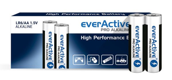 everActive Pro Alkaline, AA - 10 Batterien