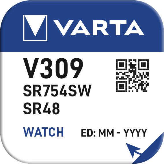 Varta V309 / SR754SW - Uhrenbatterie