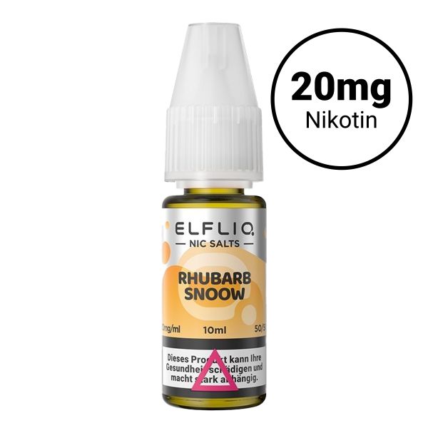Elfbar Elfliq Nic Salts 20mg - Rhubarb Snoow