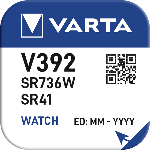 Varta V392 / SR41W - Uhrenbatterie