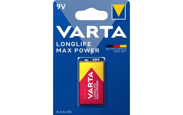 Varta Longlife Max Power - 9V Batterie