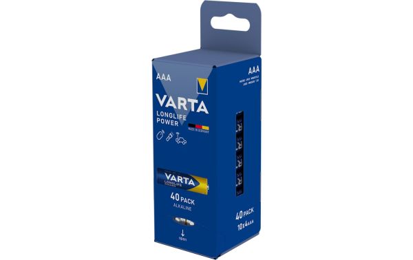 Varta Longlife Power AAA-Batterien - 40 Stück