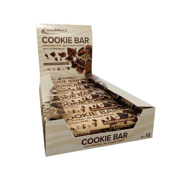 Ironmaxx Cookie Bar 12x45g (Blondie Brownie)
