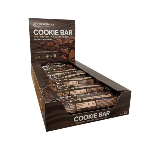 Ironmaxx Cookie Bar 12x45g (Chocolate Brownie)