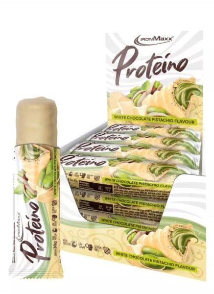 Ironmaxx Proteino 12x30g (White Choc Pistachio)