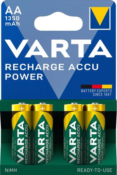 Varta Power AA, 1350 mAh - 4 Akku