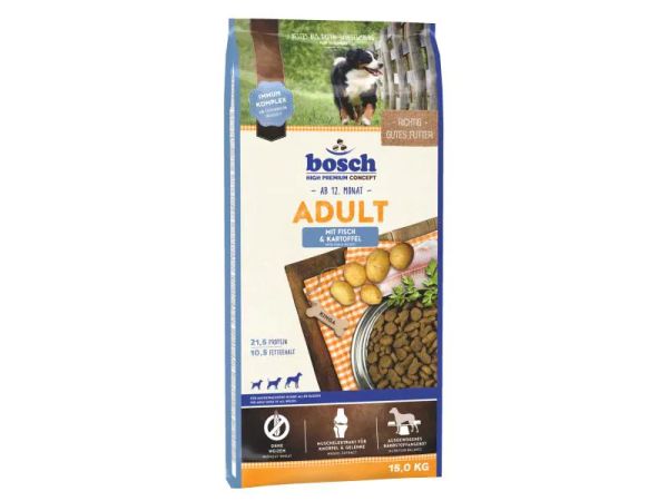 Bosch Fisch & Kartoffel, Adult (15 kg) - Trockenfutter