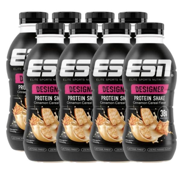 ESN Designer Protein Shake, 8x476ml (Cinnamon Cereal)