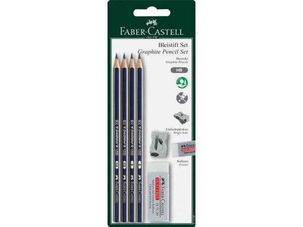 Faber-Castell Goldfaber Set HB - 4 Bleistifte
