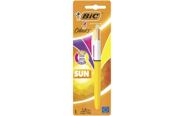 Bic 4 Colours Sun, Gelb - Kugelschreiber