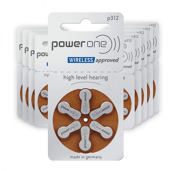 Power One p312 10 Hörgerätebatterien