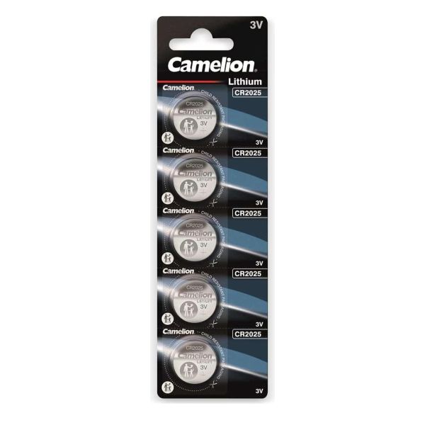 Camelion CR2025 Lithium - 5 Batterien