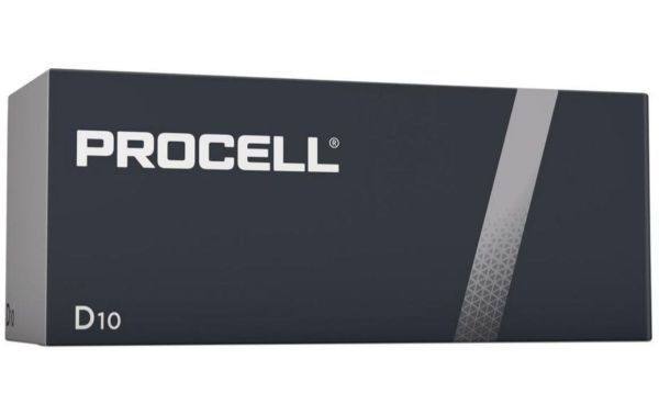 Duracell Procell, D - 10 Batterien