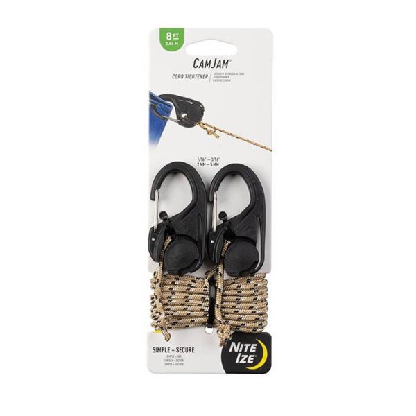 Nite Ize CamJam (Schwarz) - Schnurrspanner