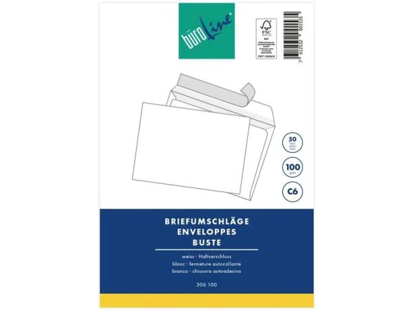 Büroline C6, ohne Fenster - 50 Couvert