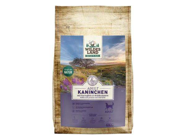 Wildes Land Kanninchen, Adult (4 kg) - Trockenfutter
