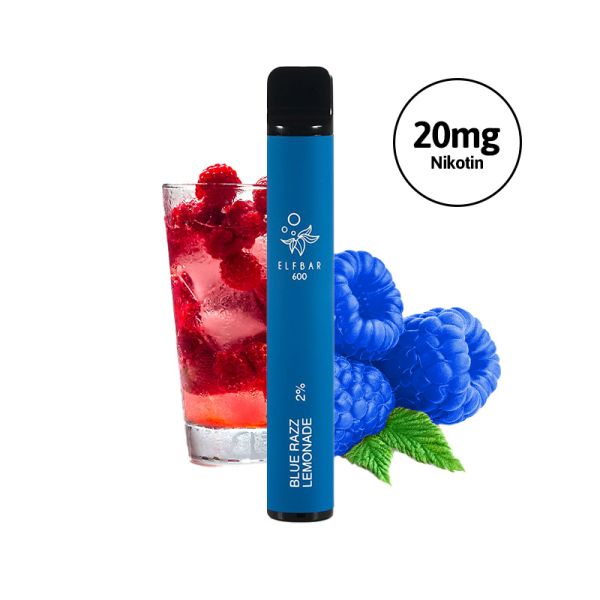 Elfbar 600, Blue Razz Lemonade - Vape