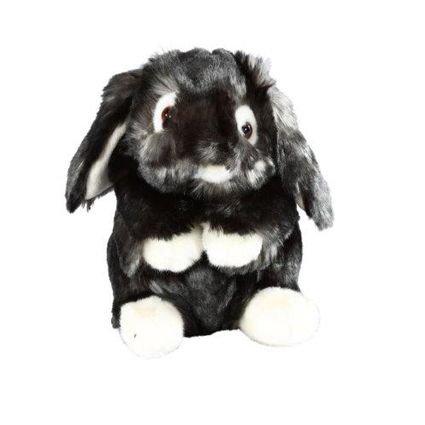 Kleiner Eskimo Plüschtier Hase (18cm) - Farbe Anthrazit