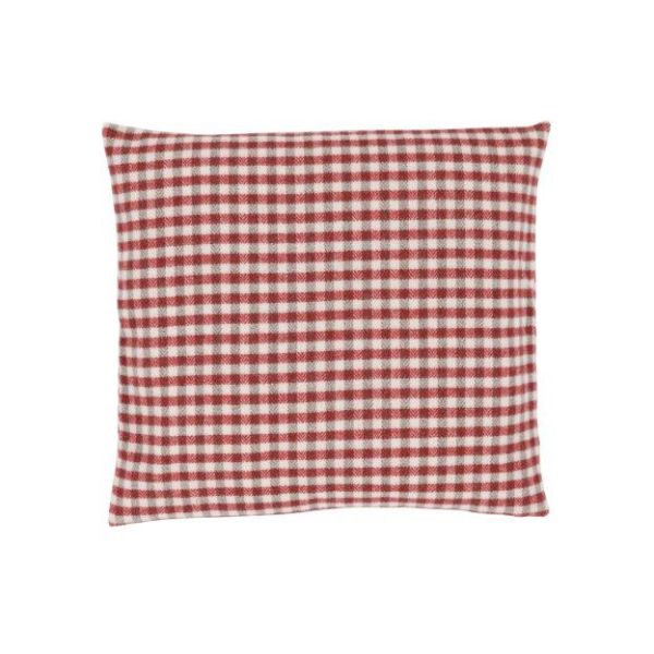 Eskimo Maloja Kissen (45x45 cm) mit 70% Merinowolle - Rot
