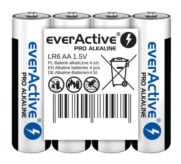 everActive Pro Alkaline AAA (LR03) - 4 Batterien
