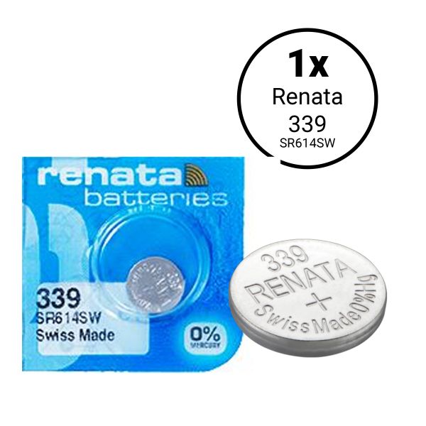 Renata 339 / SR614SW - Uhrenbatterie (Swiss Made).