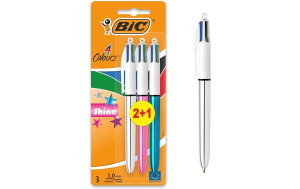 Bic 4 Colours Original Kugelschreiber 2+1