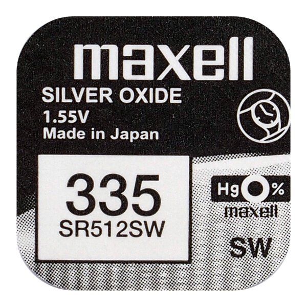 Maxell 335 / SR512SW - Knopfzelle