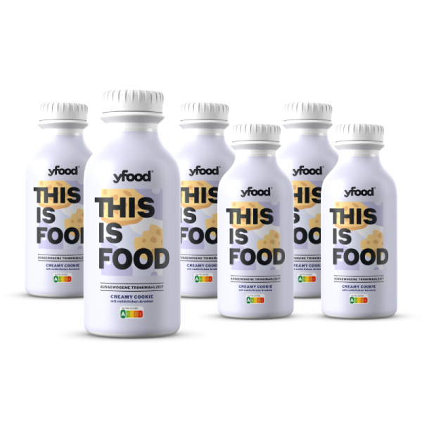 yfood Classic Drinks 6x500ml (Creamy Cookie)