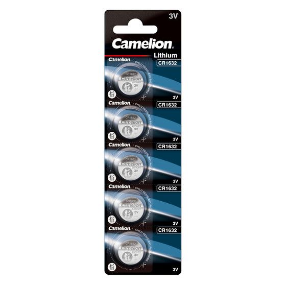 Camelion CR1632 Lithium - 5 Batterien