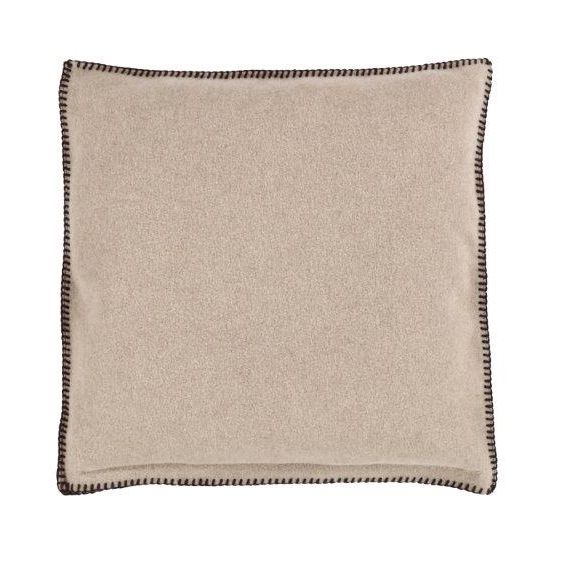 Eskimo Kissen Huttwil aus 100% Merinowolle (45x45cm) - Battigia mit Kettelung