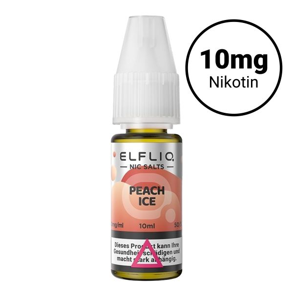 Elfbar Elfliq Nic Salts 10mg - Peach Ice