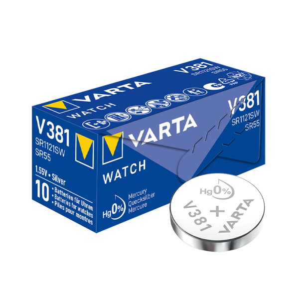 Varta V381 / SR736SW - 10 Knopfzellen