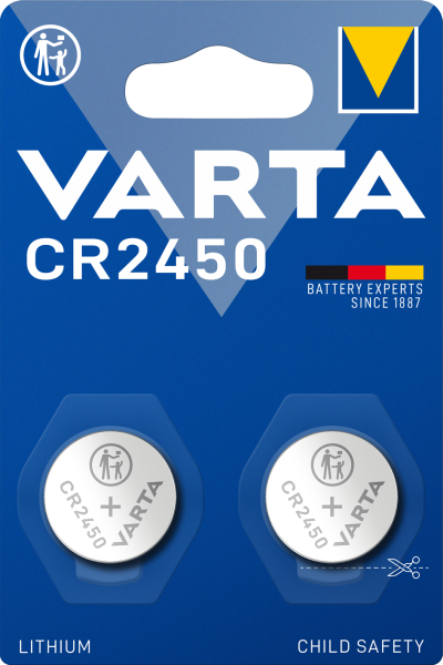 Varta CR2450 - 2 Knopfzellen