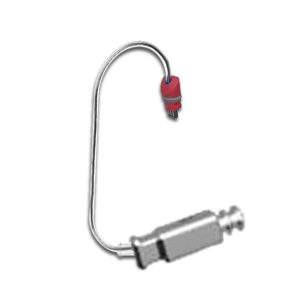 Signia miniReceiver 3.0 «Typ M» - Hörgeräte Ersatz-Lautsprecher Medium Länge 0 bis 4 - Rechts (Rot)