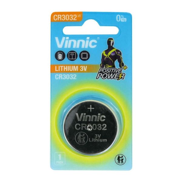 Vinnic CR3032 - Knopfzellen Batterie (Lithium)