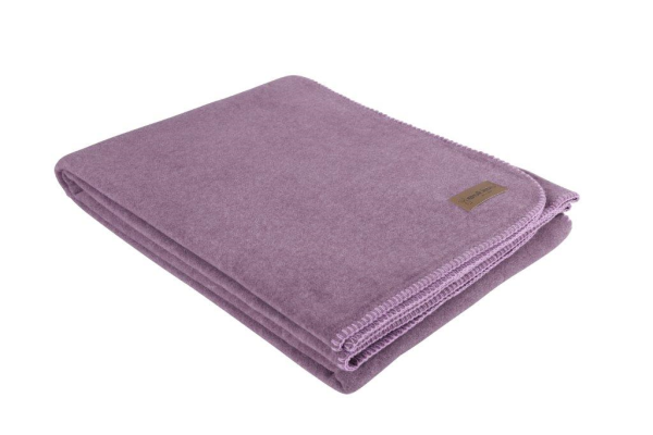 Eskimo Edelvelours Decke - Lavendel