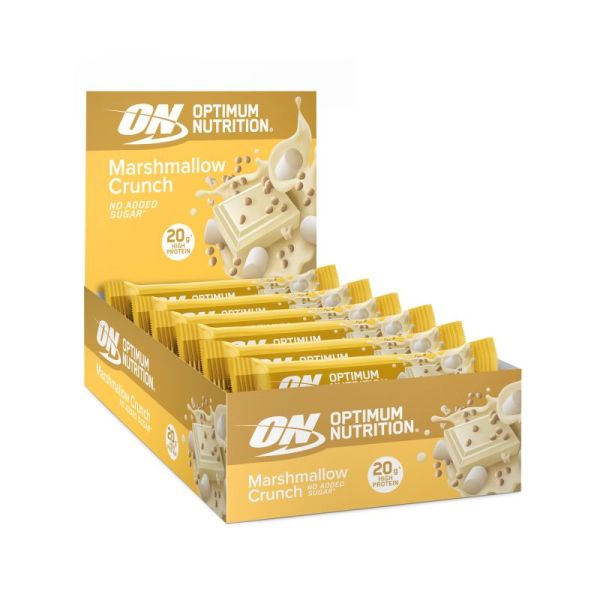 Optimum Nutrition Crunch Bar 10x65g (Marshmallow)